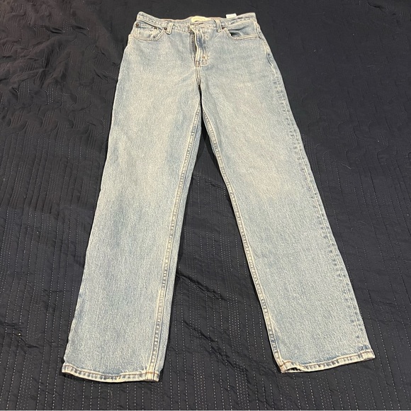 Abercrombie & Fitch Women’s 90s Straight Ultra High Rise Jeans 29 8R - Picture 1 of 11